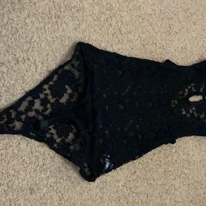 See there black floral Design